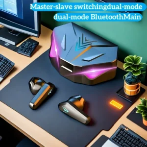 Wireless Bluetooth Headset, Gamer Earbuds with Mic
