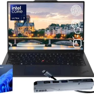 Lenovo ThinkPad X1 Carbon Gen 13 Business AI Laptop, Intel Core Ultra 7 255U, 1080p IR Camera, Fingerprint, Wi-Fi 6E, Win 11 Pro