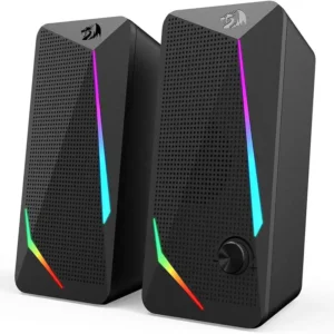 Desktop Speakers,PC Computer Stereo Speaker with 4 Colorful LED Backlight Modes